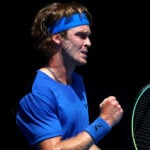 Andrey Rublev at the 2023 Australian Open