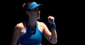 Belinda Bencic at the 2023 Australian Open