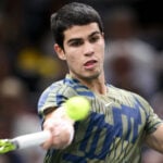 Carlos Alcaraz at the 2022 Paris Masters