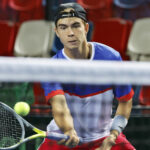 Dalibor Svrcina at the 2022 Davis Cup tournament