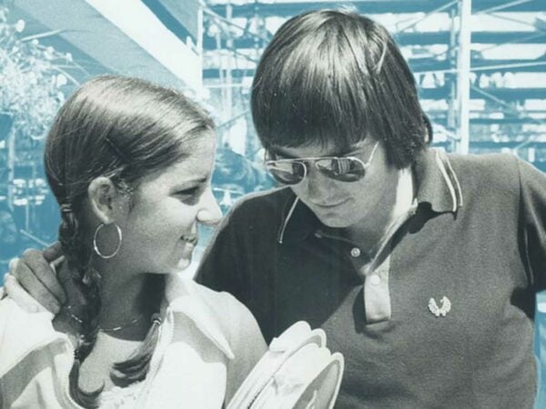 Chris Evert and Jimmy Connors, 1974