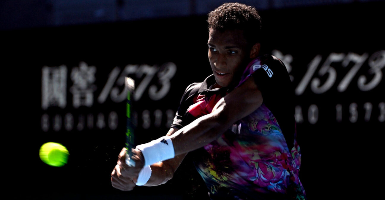 Felix Auger-Aliassime at the 2023 Australian Open