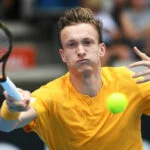 Jiri Lehecka at the 2023 ASB Classic in Auckland