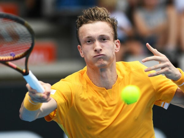 Jiri Lehecka at the 2023 ASB Classic in Auckland