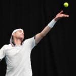 John Isner at the 2023 ASB Classic in Auckland