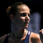 Karolina Pliskova at the 2023 Australian Open