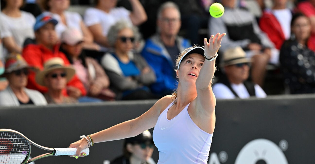 Linda Fruhvirtova at the 2023 ASB Classic in Auckland