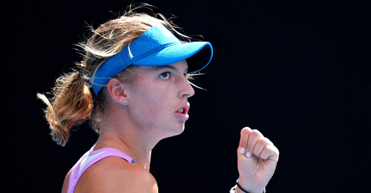 Linda Fruhvirtova at the 2023 Australian Open