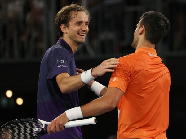 Medvedev and Djokovic