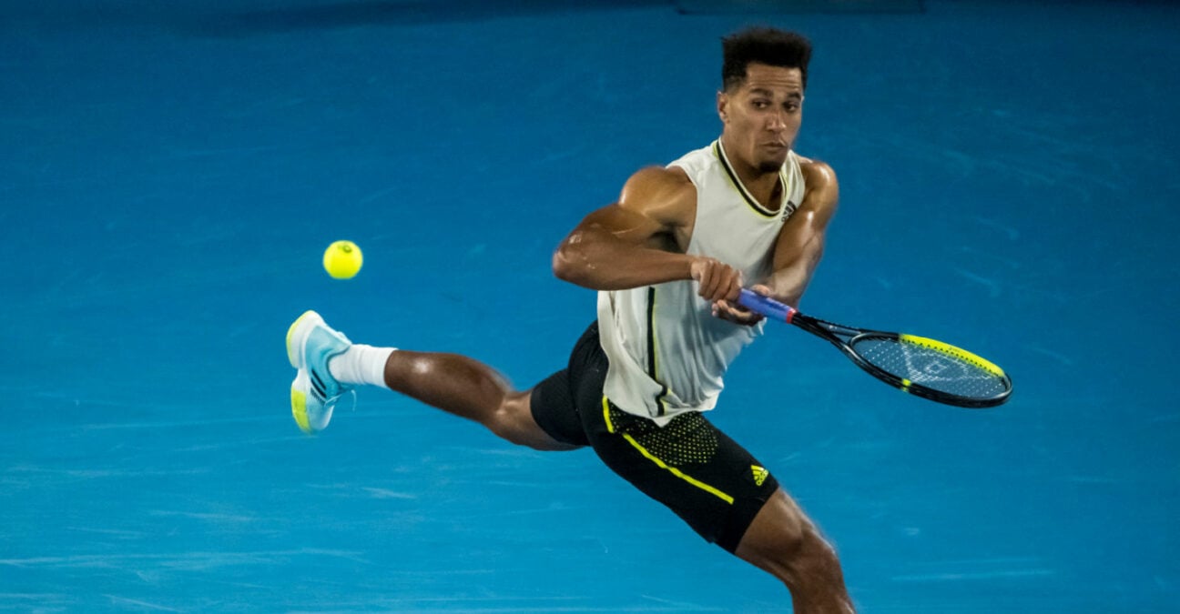 Michael Mmoh at the 2020 Australian Open