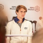 Alexander Zverev at the press conference of ImproVR at the ISPO on November 28, 2022 in Munich, Germany