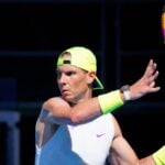Rafael Nadal AO practice 2023