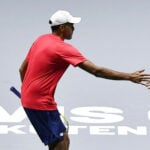 Rajeev Ram and Jack Sock at the 2021 Davis Cup