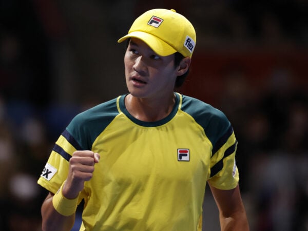 Soonwoo Kown at the 2022 Rakuten Japan Open Tennis Championships