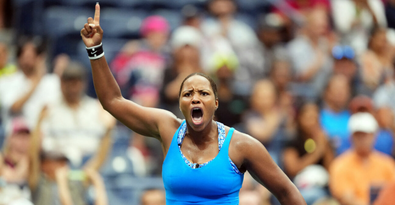 Taylor Townsend at the 2022 US Open