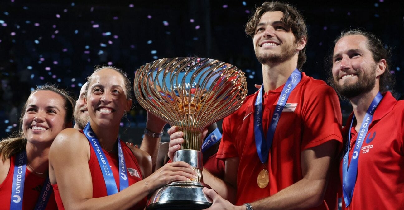 USA celebrate United Cup 2023
