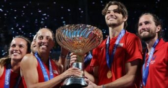 USA celebrate United Cup 2023