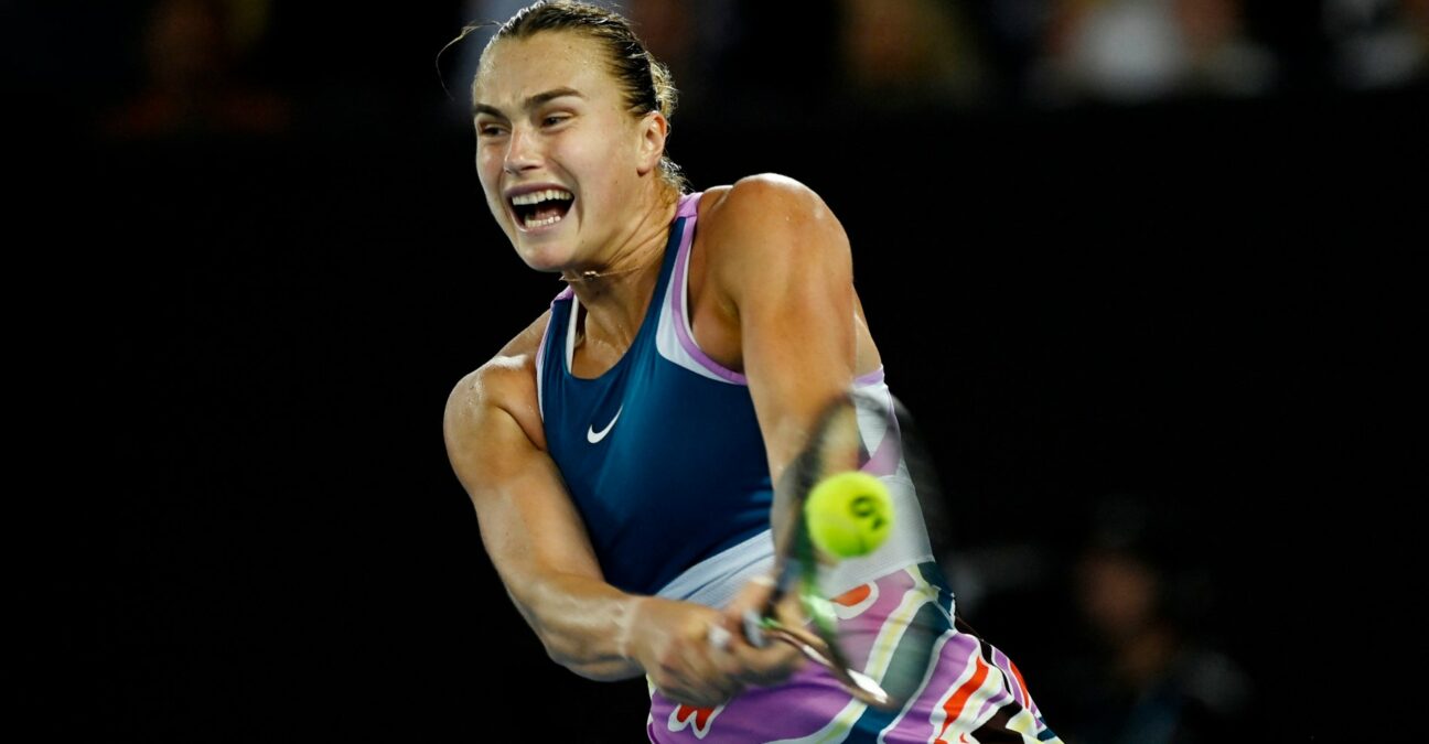 Aryna Sabalenka backhand