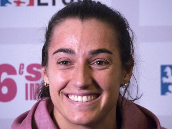Caroline Garcia Lyon smiling