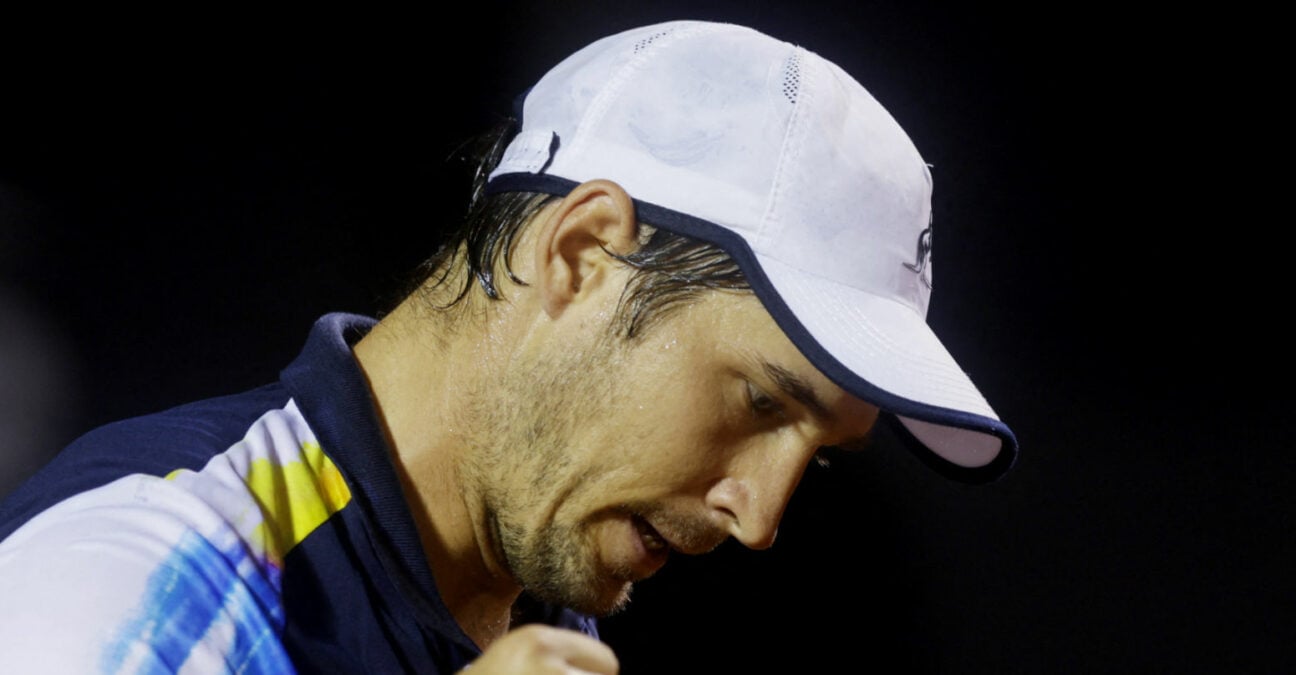 Dusan Lajovic at the 2023 Rio Open