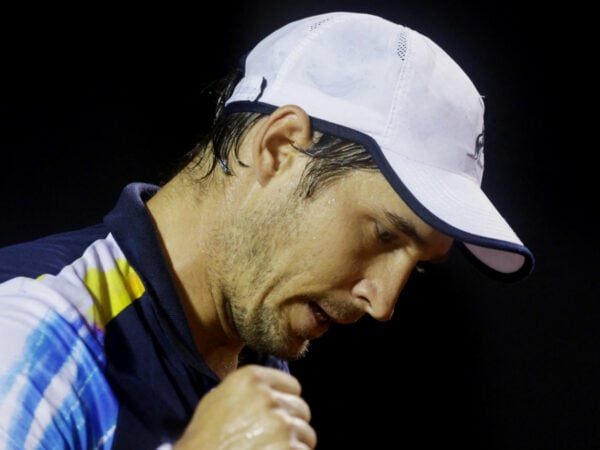 Dusan Lajovic at the 2023 Rio Open