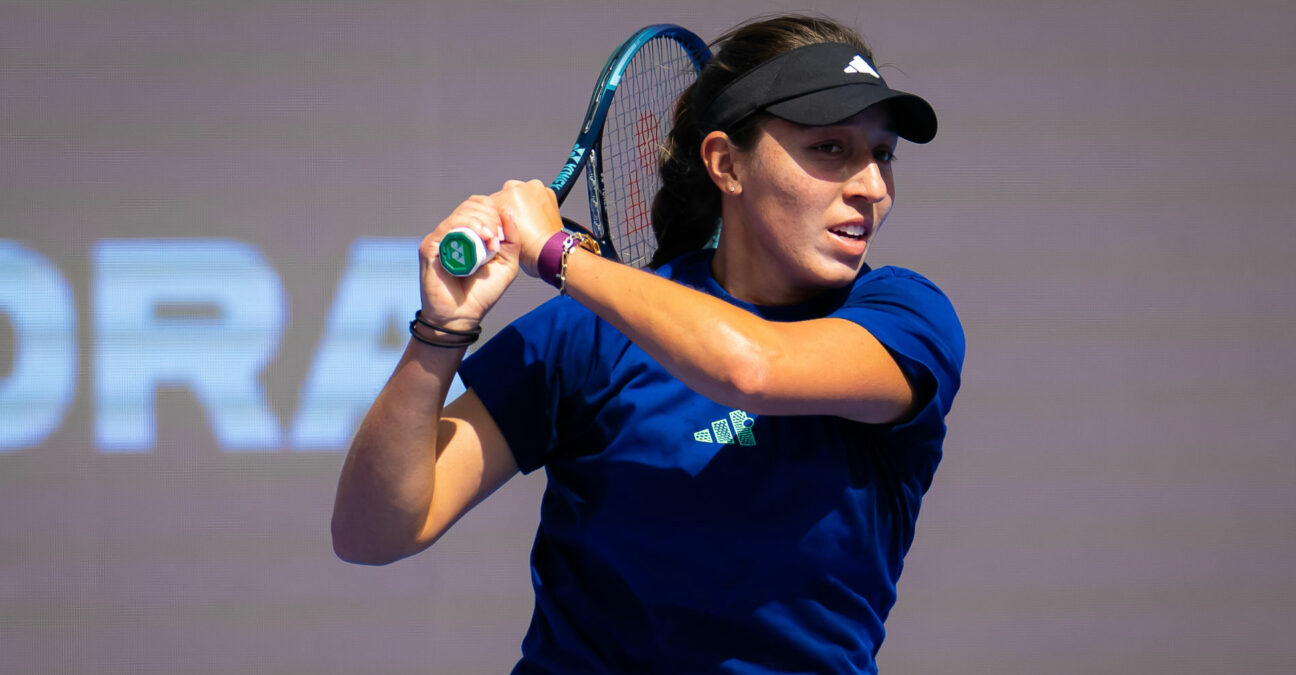 Jessica Pegula in Doha in 2023