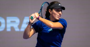 Jessica Pegula in Doha in 2023