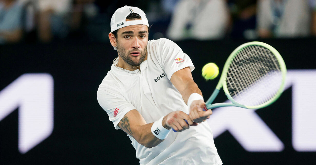 Matteo Berrettini at the 2023 Australian Open