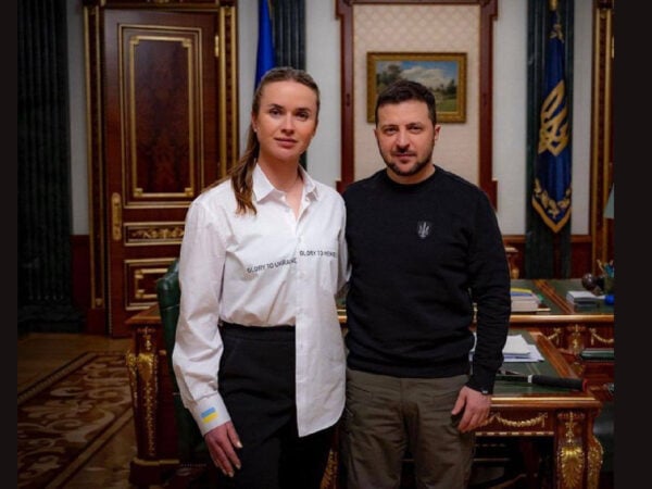 Elina Svitolina meets Ukrainian President Volodymyr Zelenskyy