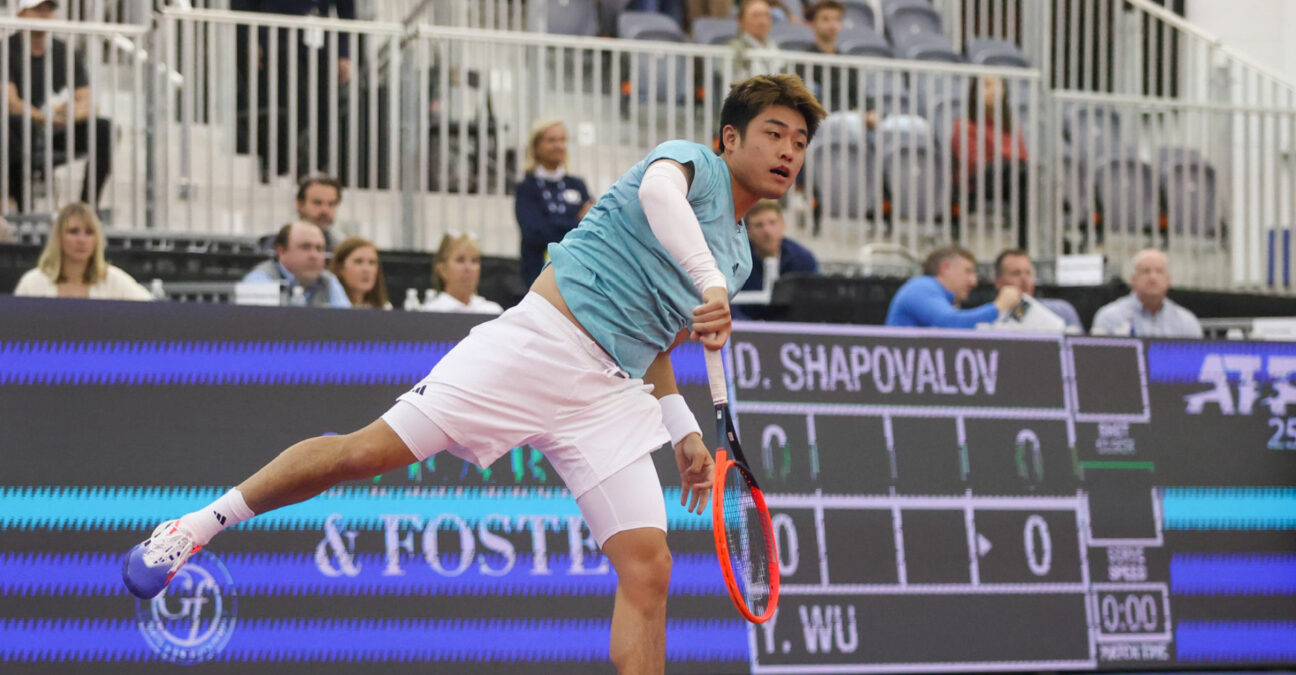 Yibing Wu at the 2023 Dallas Open