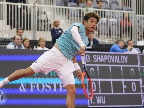 Yibing Wu at the 2023 Dallas Open