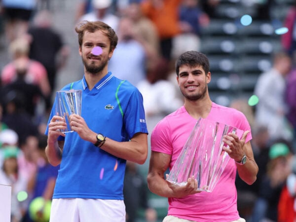 Daniil Medvedev and Carlos Alcaraz, Indian Wells 2023