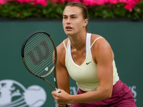 Aryna Sabalenka during the BNP Paribas Open on March 14, 2023