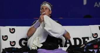 Casper Ruud at the Mexican Open in Acapulco