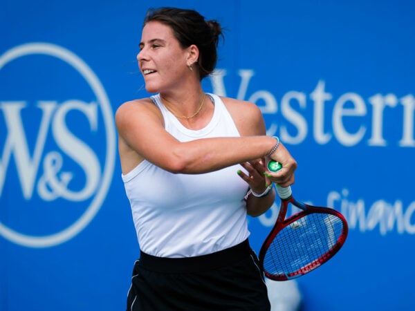 Emma Navarro at the 2021 Western & Southern Open WTA 1000 tennis tournament