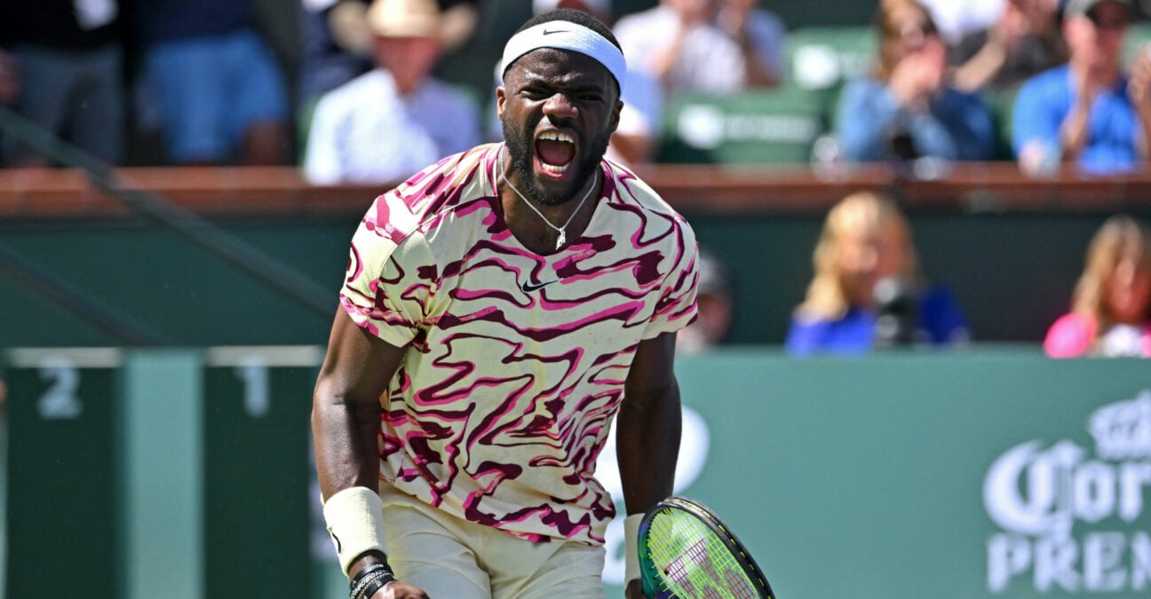 Francies Tiafoe at the 2023 Indian Wells Masters