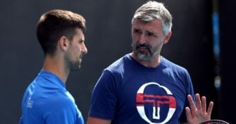 Ivanisevic and Djokovic, Australian Open 2023