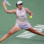 Iga Swiatek during the BNP Paribas Open on March 11, 2023 in Indian Wells