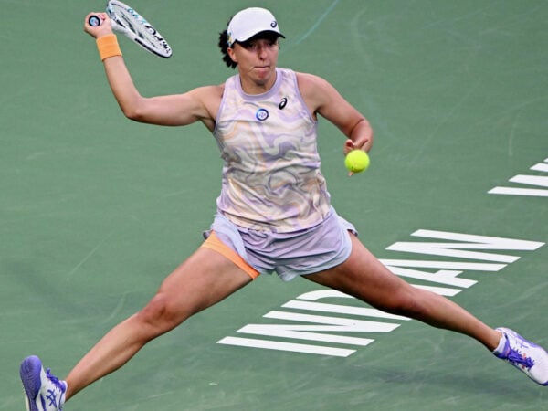 Iga Swiatek during the BNP Paribas Open on March 11, 2023 in Indian Wells