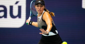 Jessica Pegula at the 2023 Miami Open WTA 1000 tennis tournament