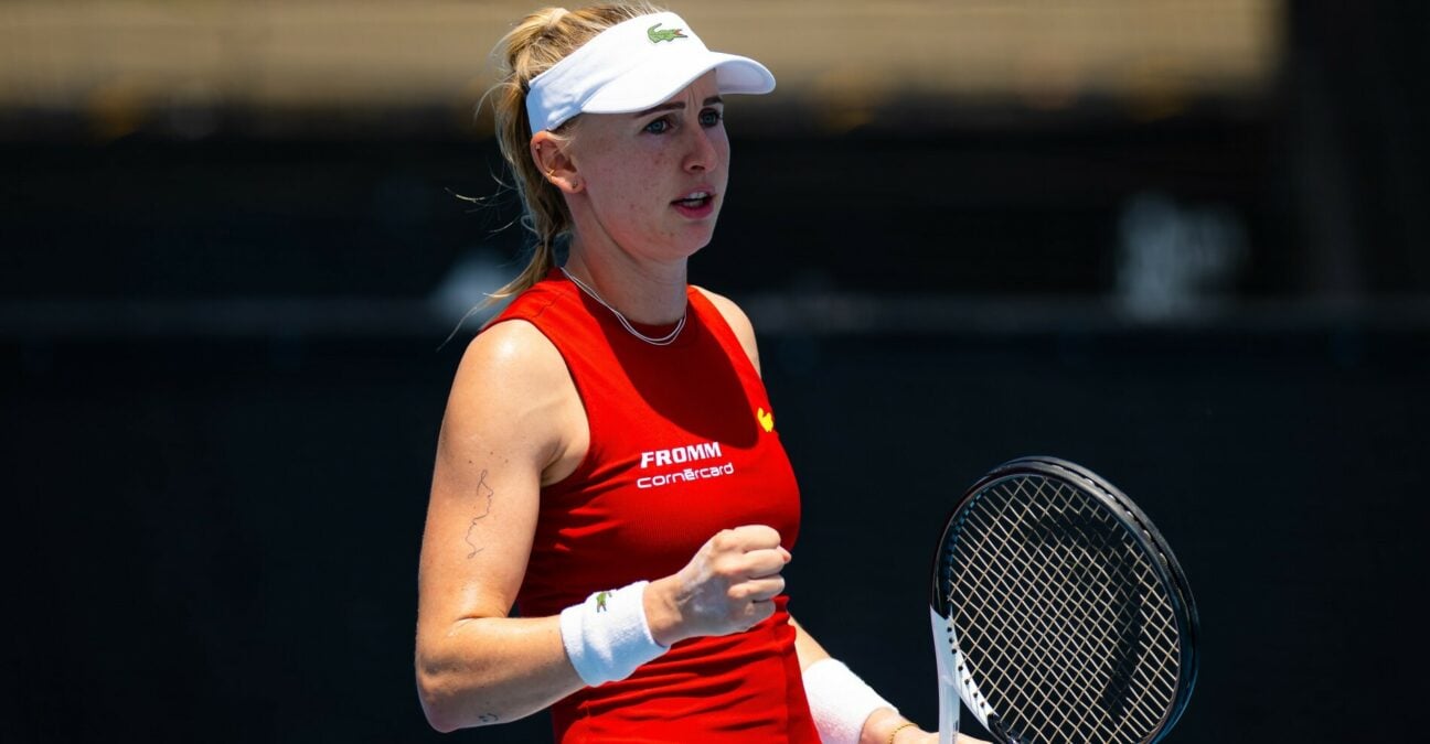 Jil Tecihmann at Indian Wells in 2023