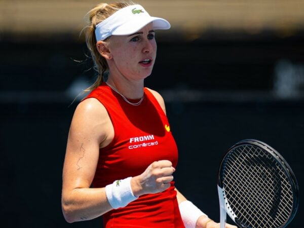 Jil Tecihmann at Indian Wells in 2023