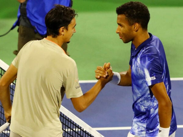 Lorenzo Sonego and Felix Auger-Aliassime Dubai 2023