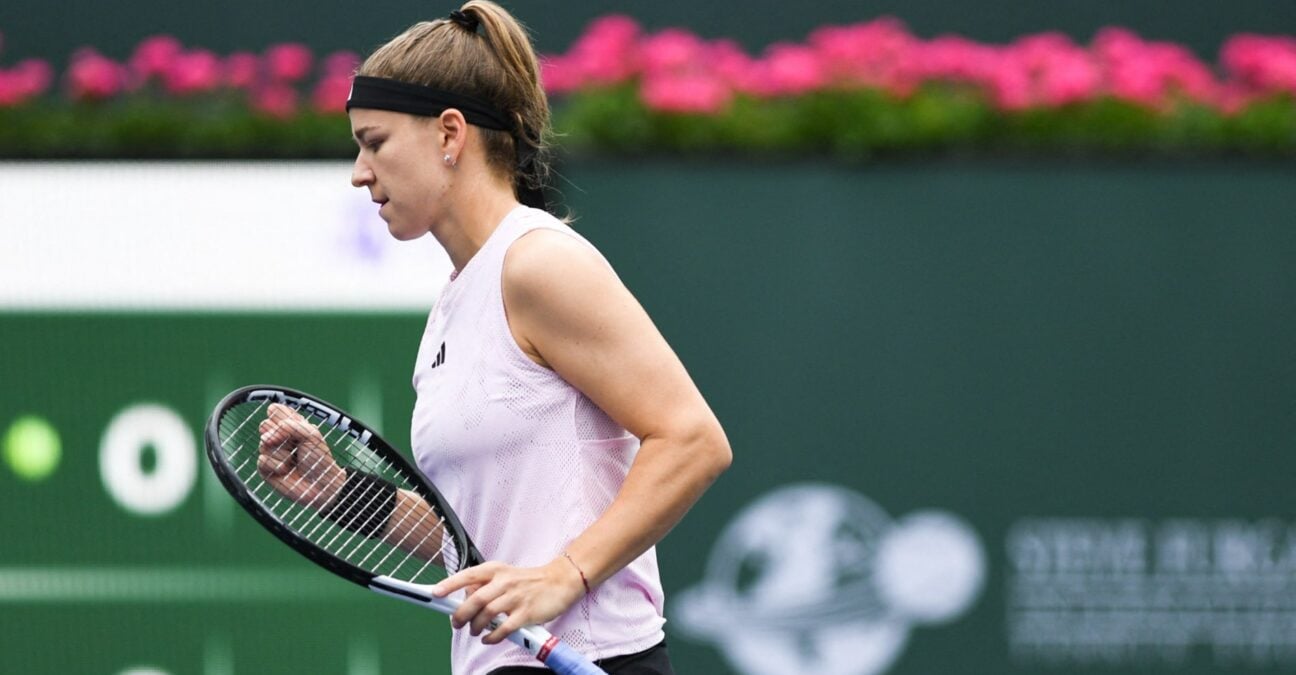 Karolina Muchova at 2023 BNP Paribas Open in Indian Wells
