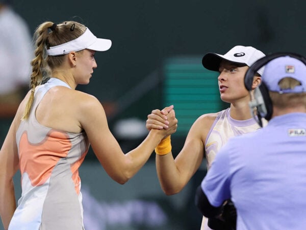 Elena Rybakina and Iga Swiatek, Indian Wells 2023