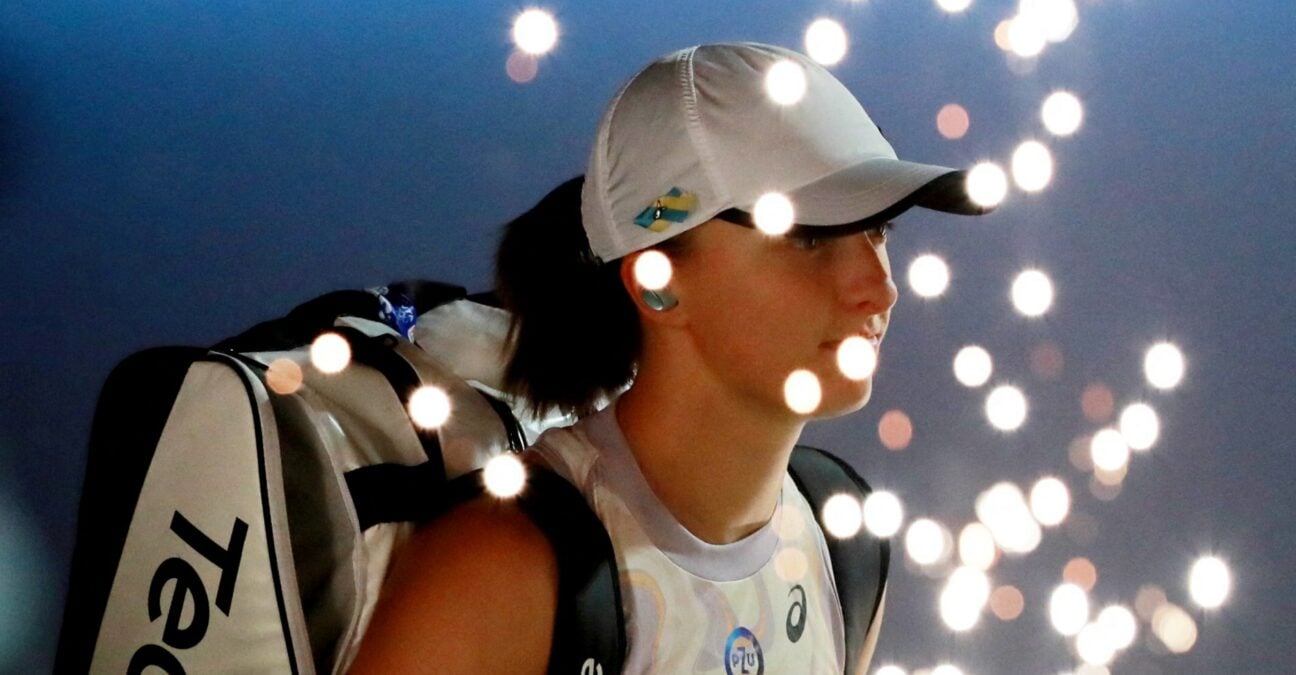 Iga Swiatek at the 2023 Dubai Open