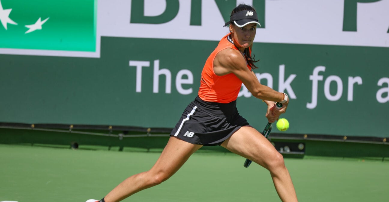 Sorana Cirstea at the 2023 BNP Paribas Open