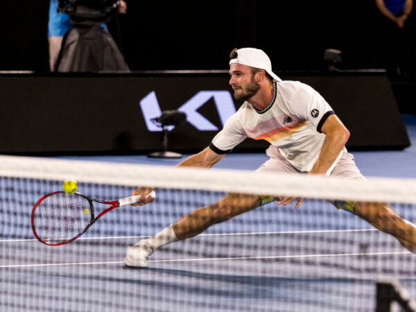 Tommy Paul at the 2023 Australian Open in Melbourne, Australia.