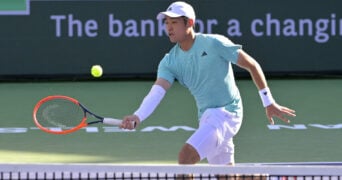 Yibing Wu at the 2023 Indian Wells Masters