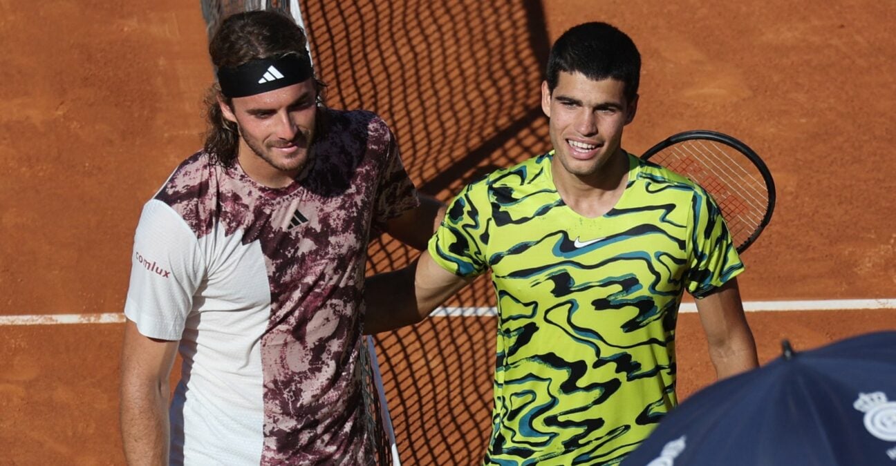 Alcaraz and Tsitsipas Barcelona 2023